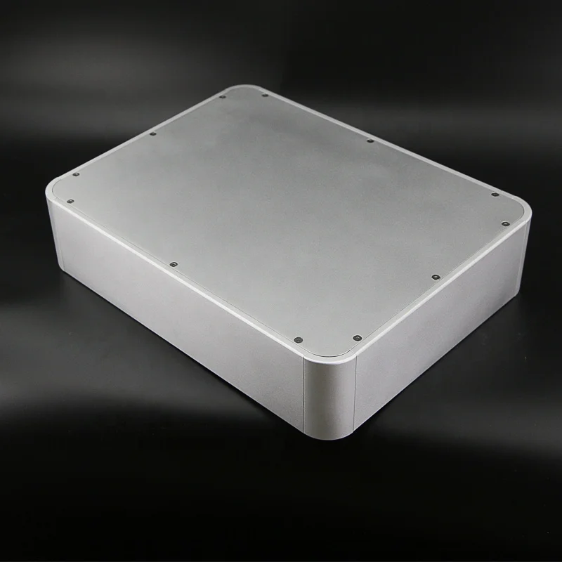 BRZHIFI BZ4310R Modern Round Corner Aluminium Chassis Case for Power Audio Amplifier and Equipment Enclosure DIY Custom Box
BRZHIFI BZ4310R Modern Round Corner Aluminium Chassis Case for Power Audio Amplifier and Equipment Enclosure DIY Custom Box