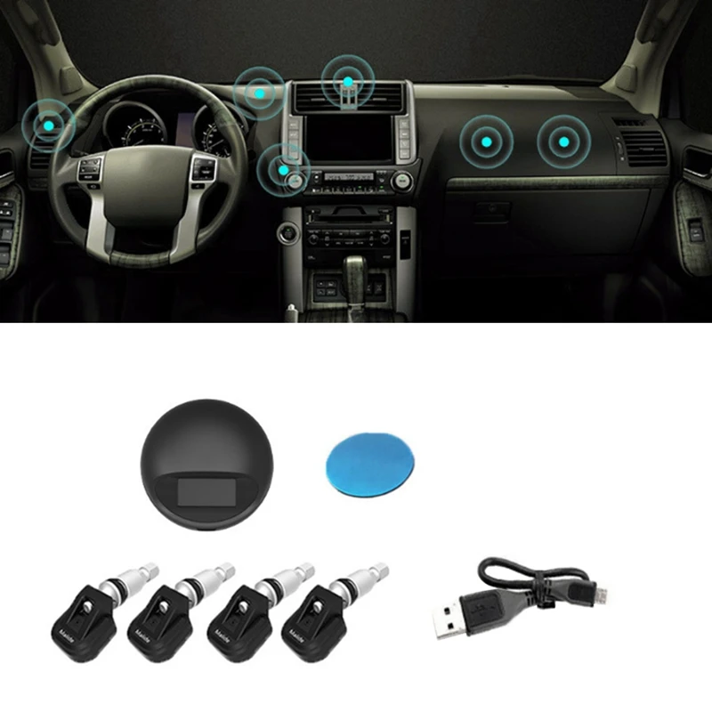 Malide Car TPMS Tire Pressure Monitor Built-In Tire Pressure Sensor Smart Tire Pressure Alarm Monitoring System
Malide Car TPMS Tire Pressure Monitor Built-In Tire Pressure Sensor Smart Tire Pressure Alarm Monitoring System