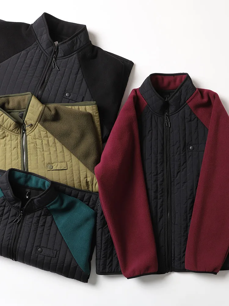 Флисовая подкладка с эффектом соединения материалов! Мужская осенне-зимняя легкая куртка с контрастными вставками, на хлопковой подкладке, с воротником-стойкой, приталенного кроя
Флисовая подкладка с эффектом соединения материалов! Мужская осенне-зимняя легкая куртка с контрастными вставками, на хлопковой подкладке, с воротником-стойкой, приталенного кроя