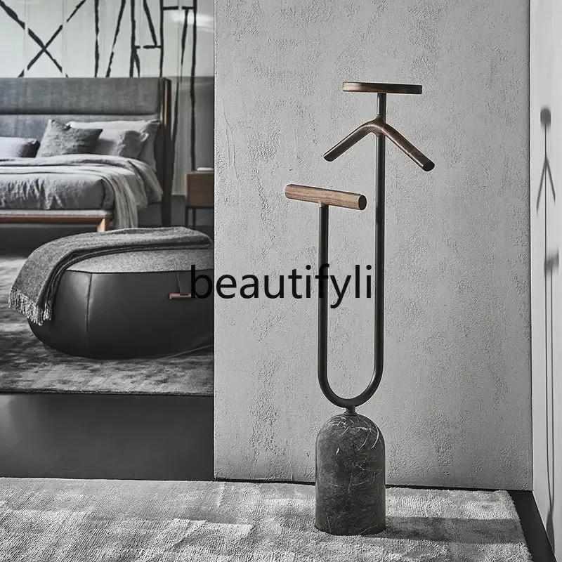 Light luxury simple marble base removable coat rack living room black walnut hanger
Light luxury simple marble base removable coat rack living room black walnut hanger