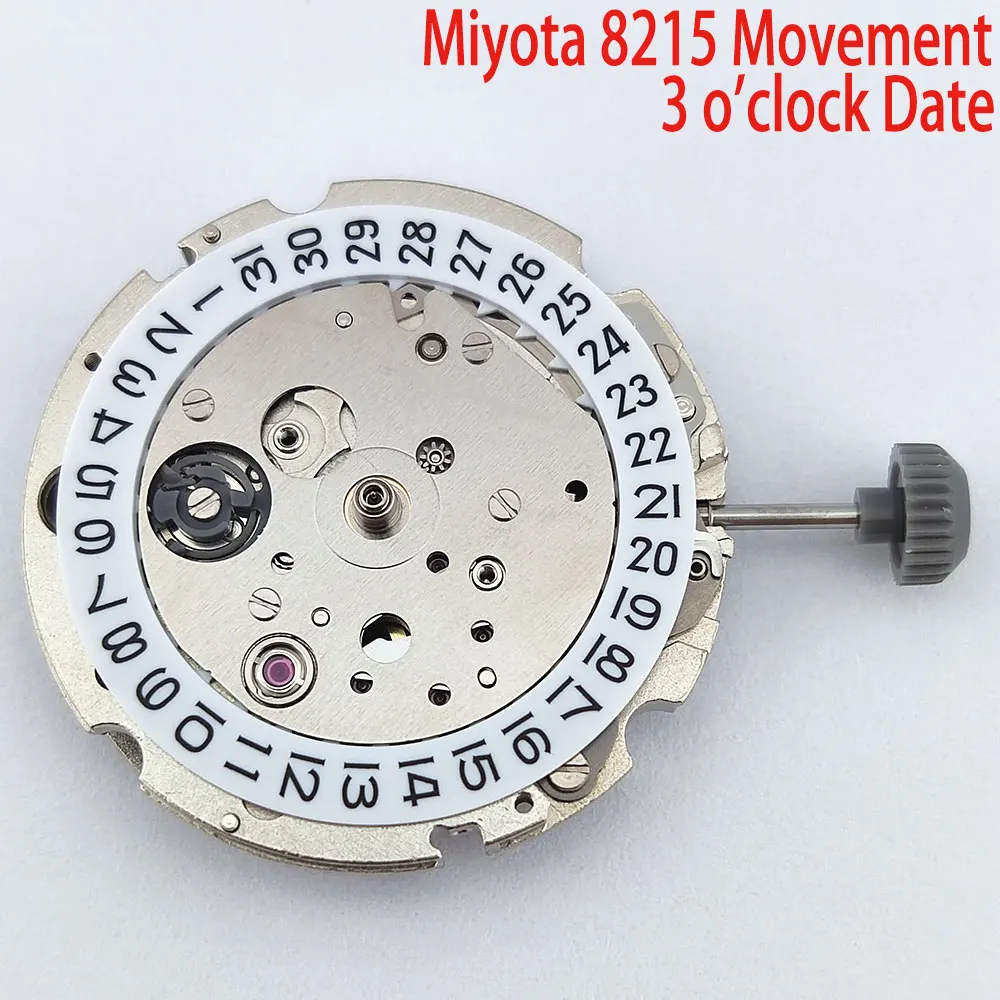 Men's watch movement Miyota 8215 high-precision automatic mechanical movement 3/6 o 'clock calendar watch accessory
Men's watch movement Miyota 8215 high-precision automatic mechanical movement 3/6 o 'clock calendar watch accessory