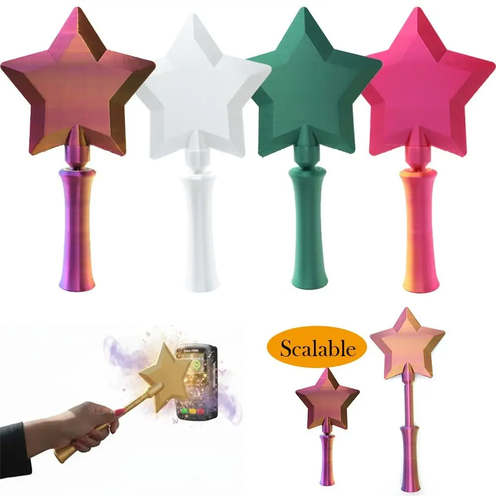 Portable Non-contact Payment Card Holder 3D Printed Magic Wand Star Wand Tap To Pay Credit Card Star Shape Retractable
Portable Non-contact Payment Card Holder 3D Printed Magic Wand Star Wand Tap To Pay Credit Card Star Shape Retractable