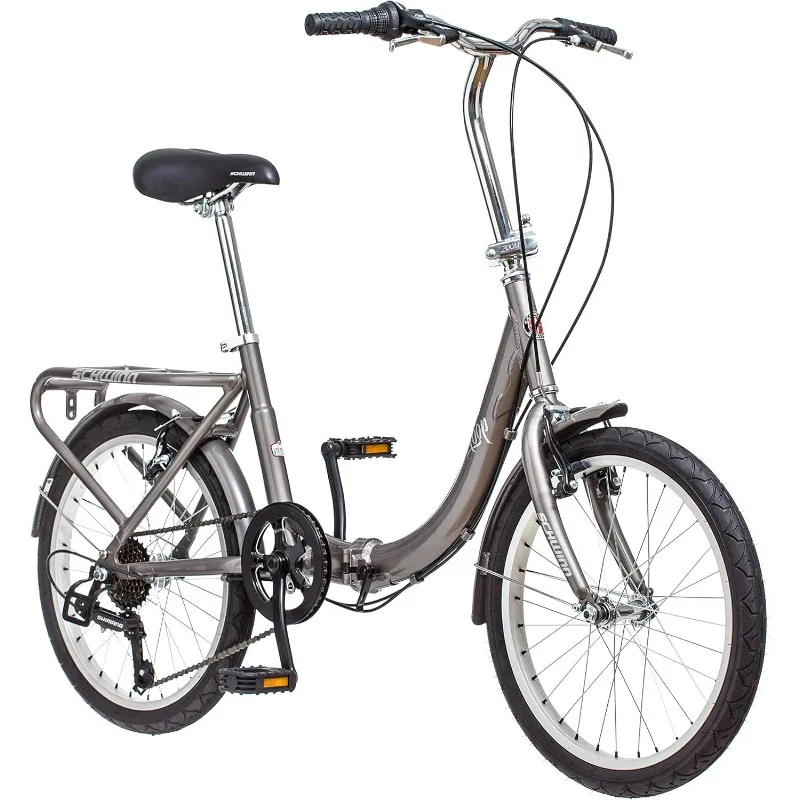 Loop Folding Bike for Adult Men Women, 20-inch Wheels, 7-Speed Drivetrain, Rear Cargo Rack, Carrying Bag Included for Storage
Loop Folding Bike for Adult Men Women, 20-inch Wheels, 7-Speed Drivetrain, Rear Cargo Rack, Carrying Bag Included for Storage