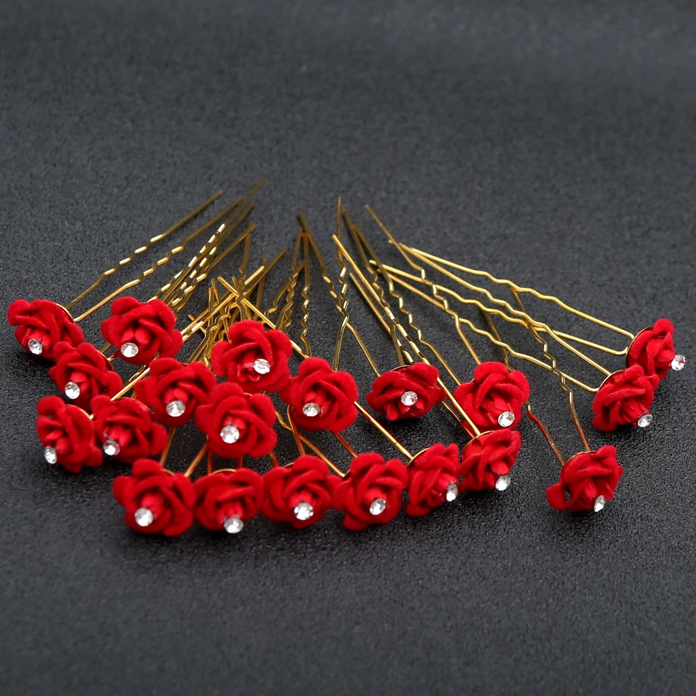 20pcs Delicate Fashion Red Plum Blossom Hanfu Style Antique Floral Hair Stick for Bridal Updos Traditional Cultural Events
20pcs Delicate Fashion Red Plum Blossom Hanfu Style Antique Floral Hair Stick for Bridal Updos Traditional Cultural Events