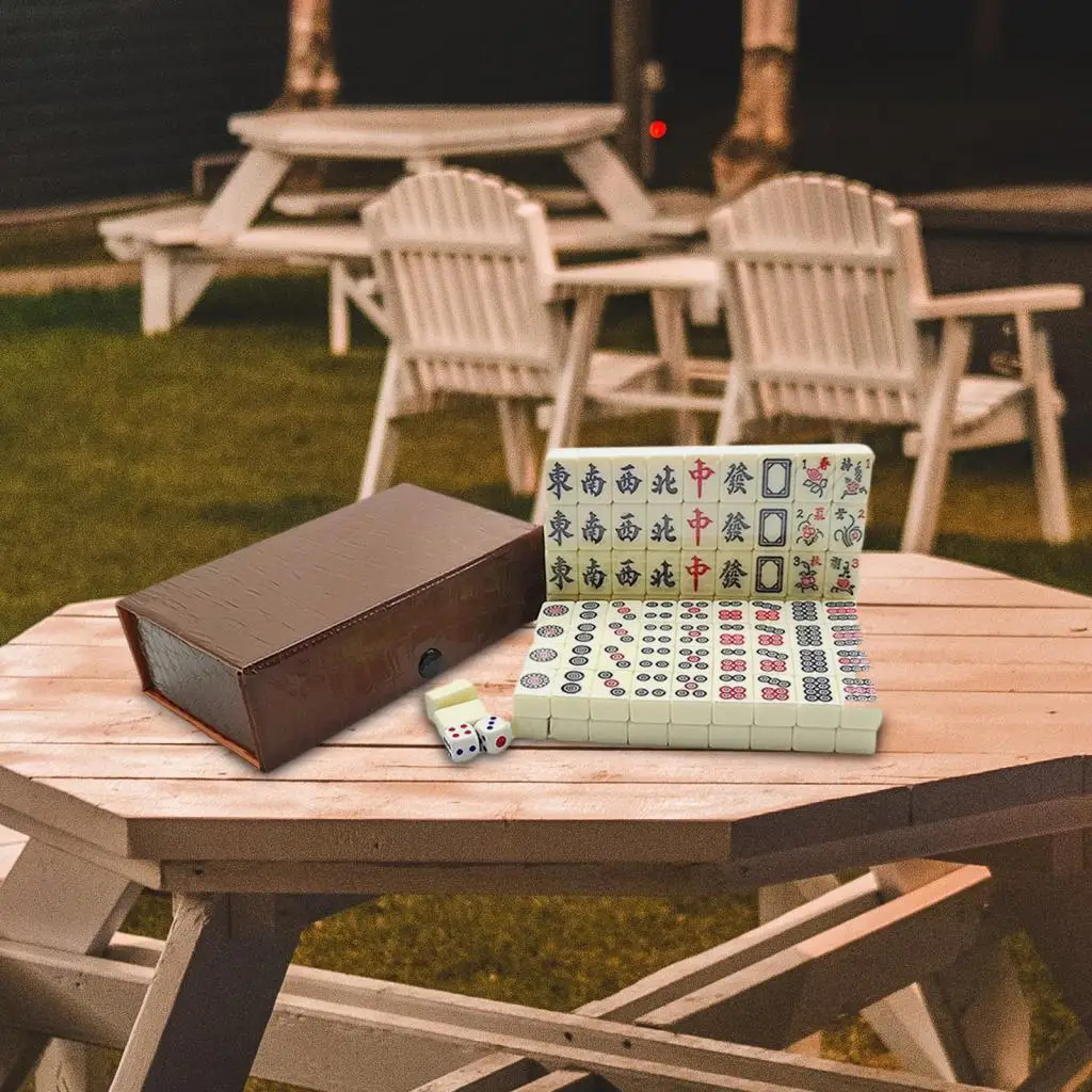 Chinese Mahjong Set Portable Large Size Tile Board Game with Storage Box for Party Travel Outdoor Fun
Chinese Mahjong Set Portable Large Size Tile Board Game with Storage Box for Party Travel Outdoor Fun