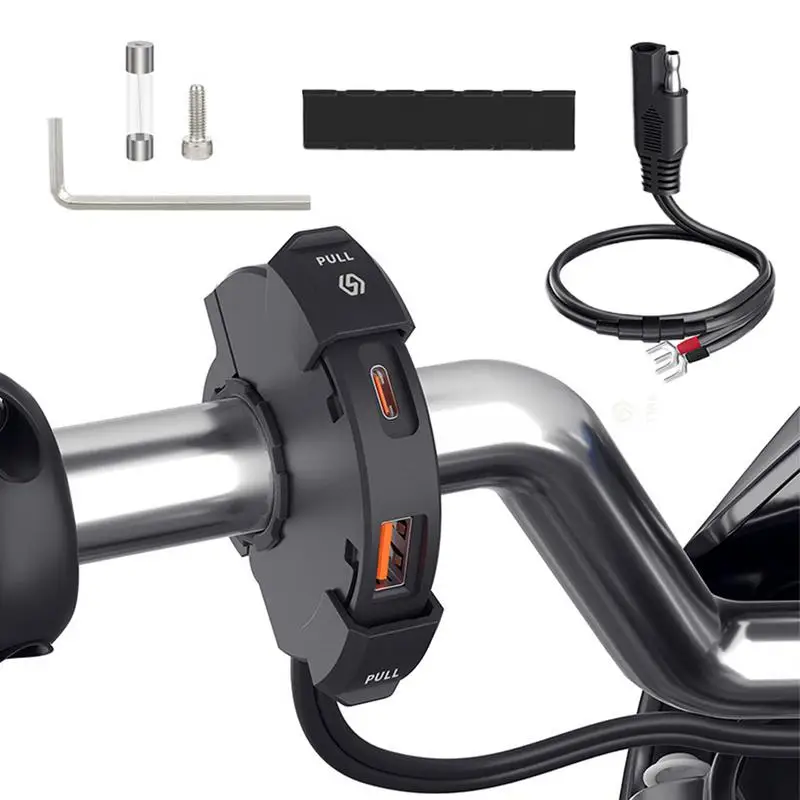 Motorcycle Usb Charger Waterproof Type C Port Socket Connector Type C Charging Stand USB Handlebar for Motorcycle Accessories
Motorcycle Usb Charger Waterproof Type C Port Socket Connector Type C Charging Stand USB Handlebar for Motorcycle Accessories