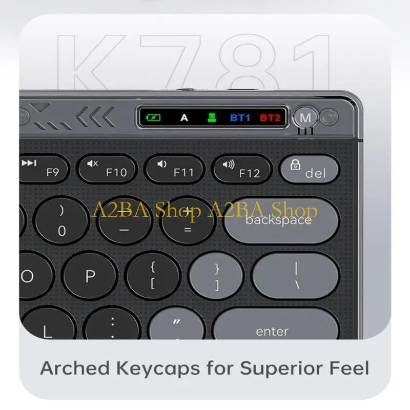 A2BA Portable Thin Keyboards Mouse Combo 78Keys Bluetooth-compatible 2.4G Rechargeable
A2BA Portable Thin Keyboards Mouse Combo 78Keys Bluetooth-compatible 2.4G Rechargeable