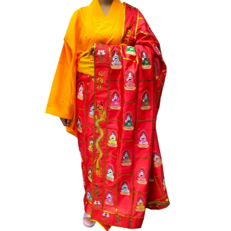 Buddhist Monk Robe Zen Meditation Monk's Robes Shaolin Monk Clothes Kung Fu Uniform Suits Monk Costume Robes Double Embroidery 
Buddhist Monk Robe Zen Meditation Monk's Robes Shaolin Monk Clothes Kung Fu Uniform Suits Monk Costume Robes Double Embroidery