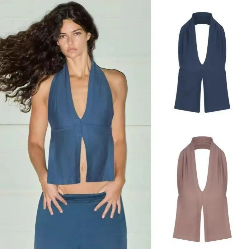 Kardaian Outdoor Heavy Jersey ter Top Deep V-ne Bal Crop Top Women's Cleanfit Polyester Fiber Vest Strapl
Kardaian Outdoor Heavy Jersey ter Top Deep V-ne Bal Crop Top Women's Cleanfit Polyester Fiber Vest Strapl