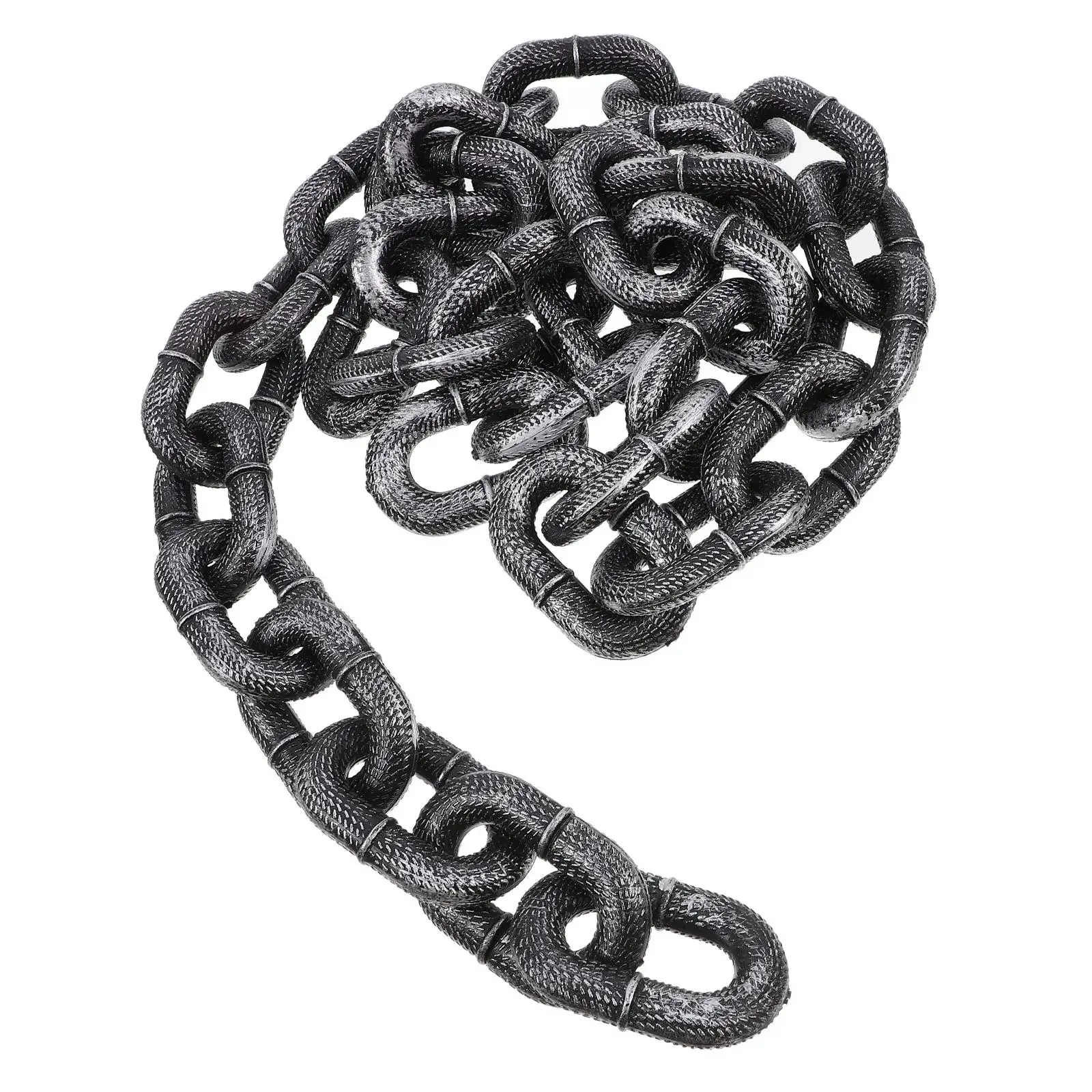 Simulated Iron Chain Props Plastic Links Halloween Decoration Costume Party Stage Performance Festive Atmosphere Decor Chain
Simulated Iron Chain Props Plastic Links Halloween Decoration Costume Party Stage Performance Festive Atmosphere Decor Chain