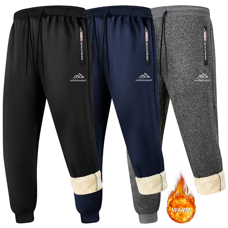 Mountain Letter Graphic Plush Sweatpants for Men Winter Outdoor Thermal Fleece Lined Joggers Pants Trousers with Zipper Pockets
Mountain Letter Graphic Plush Sweatpants for Men Winter Outdoor Thermal Fleece Lined Joggers Pants Trousers with Zipper Pockets