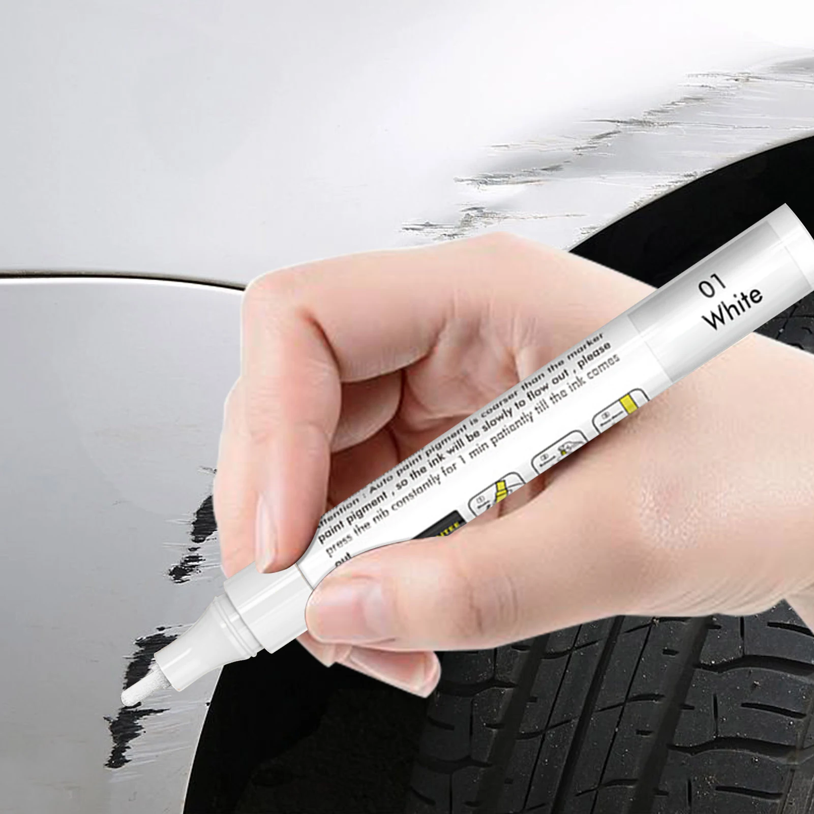 1pcs White Waterproof Cars Wheel Tire Oily Mark Pen Auto Rubber Tyre Paint Pen Scratch Remover Pen Marker Graffiti Touch Up
1pcs White Waterproof Cars Wheel Tire Oily Mark Pen Auto Rubber Tyre Paint Pen Scratch Remover Pen Marker Graffiti Touch Up