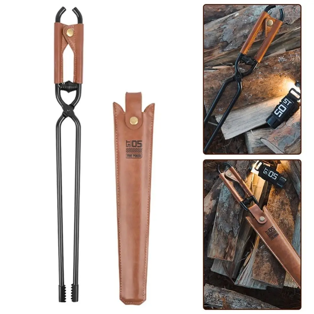 Portable Outdoor Charcoal Clamp Leather Handle Heavy-Duty Carbon Steel Carbon Clip Comfort Grip with Leather Cover
Portable Outdoor Charcoal Clamp Leather Handle Heavy-Duty Carbon Steel Carbon Clip Comfort Grip with Leather Cover