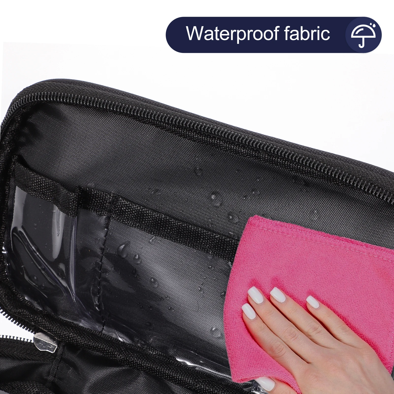 Travel Cosmetics Bag Portable Large Capacity Makeup Nylon Storage Wash Bag Toiletry Pouch Compact Lightweight Dual Layer
Travel Cosmetics Bag Portable Large Capacity Makeup Nylon Storage Wash Bag Toiletry Pouch Compact Lightweight Dual Layer