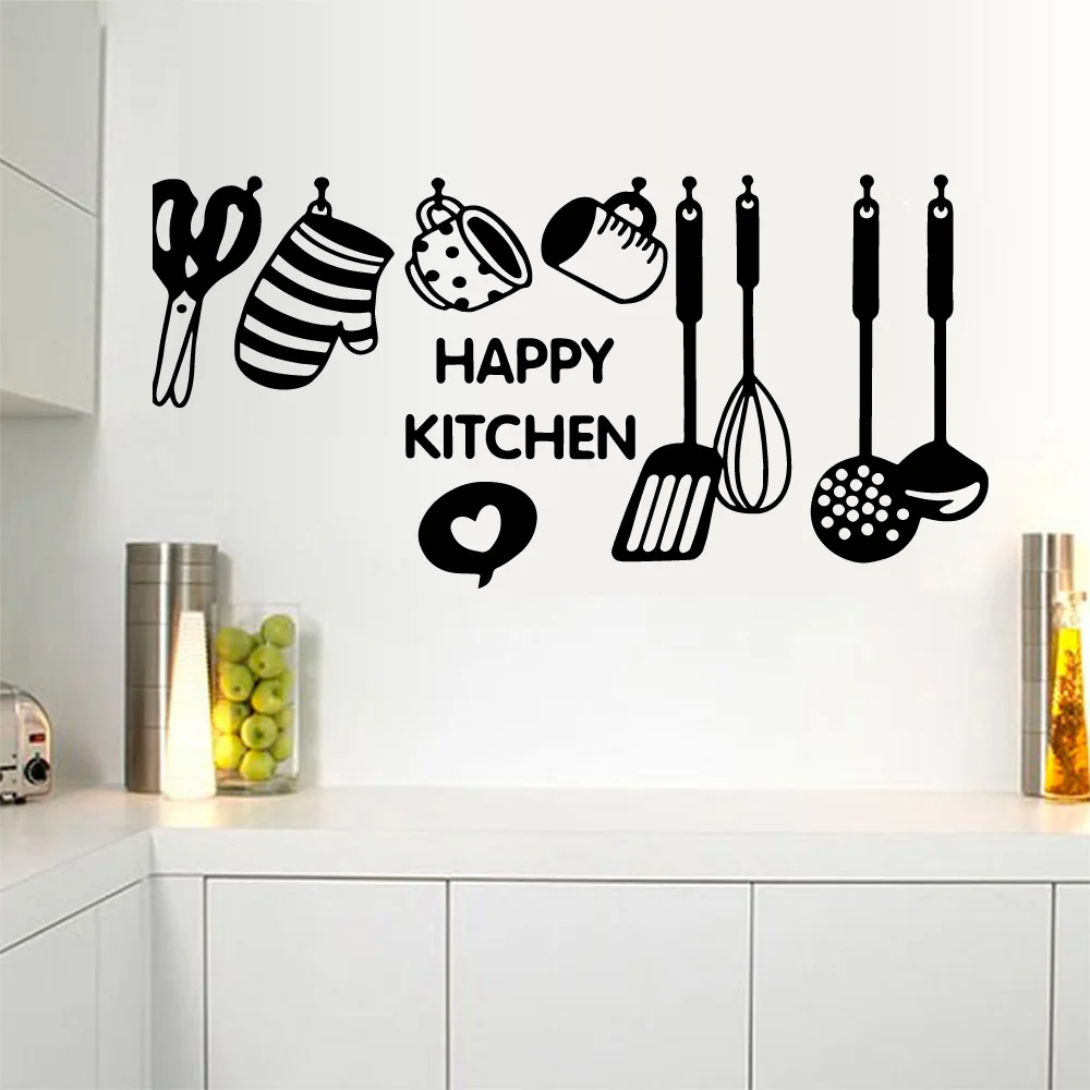 1 pc new kitchenwares Wall Stickers for happy kitchen Decorative Sticker Home Nature Decor Wall Art MURAL Drop Shipping
1 pc new kitchenwares Wall Stickers for happy kitchen Decorative Sticker Home Nature Decor Wall Art MURAL Drop Shipping