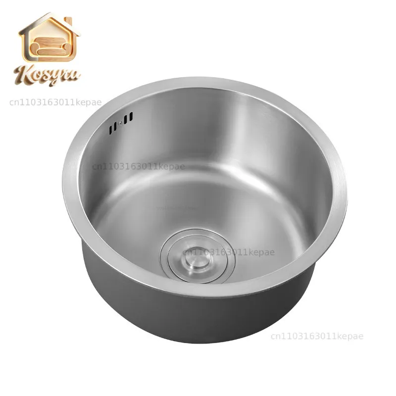 304 stainless steel round sink, mini small single sink, bar, sink, balcony, wash basin, kitchen, vegetable basin, single basin
304 stainless steel round sink, mini small single sink, bar, sink, balcony, wash basin, kitchen, vegetable basin, single basin