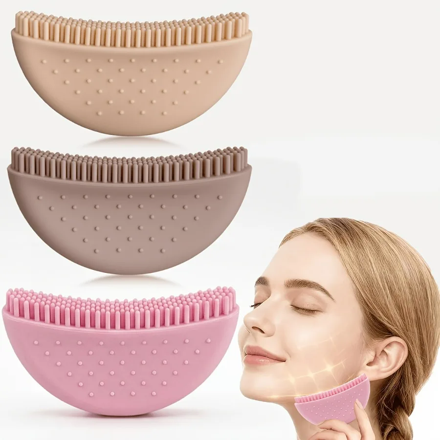 Ergonomic Silicone Face Massage Brush, Lymphatic Drainage & Contouring Tool, Depuffing & Lifting, Home Travel Self-Care
Ergonomic Silicone Face Massage Brush, Lymphatic Drainage & Contouring Tool, Depuffing & Lifting, Home Travel Self-Care