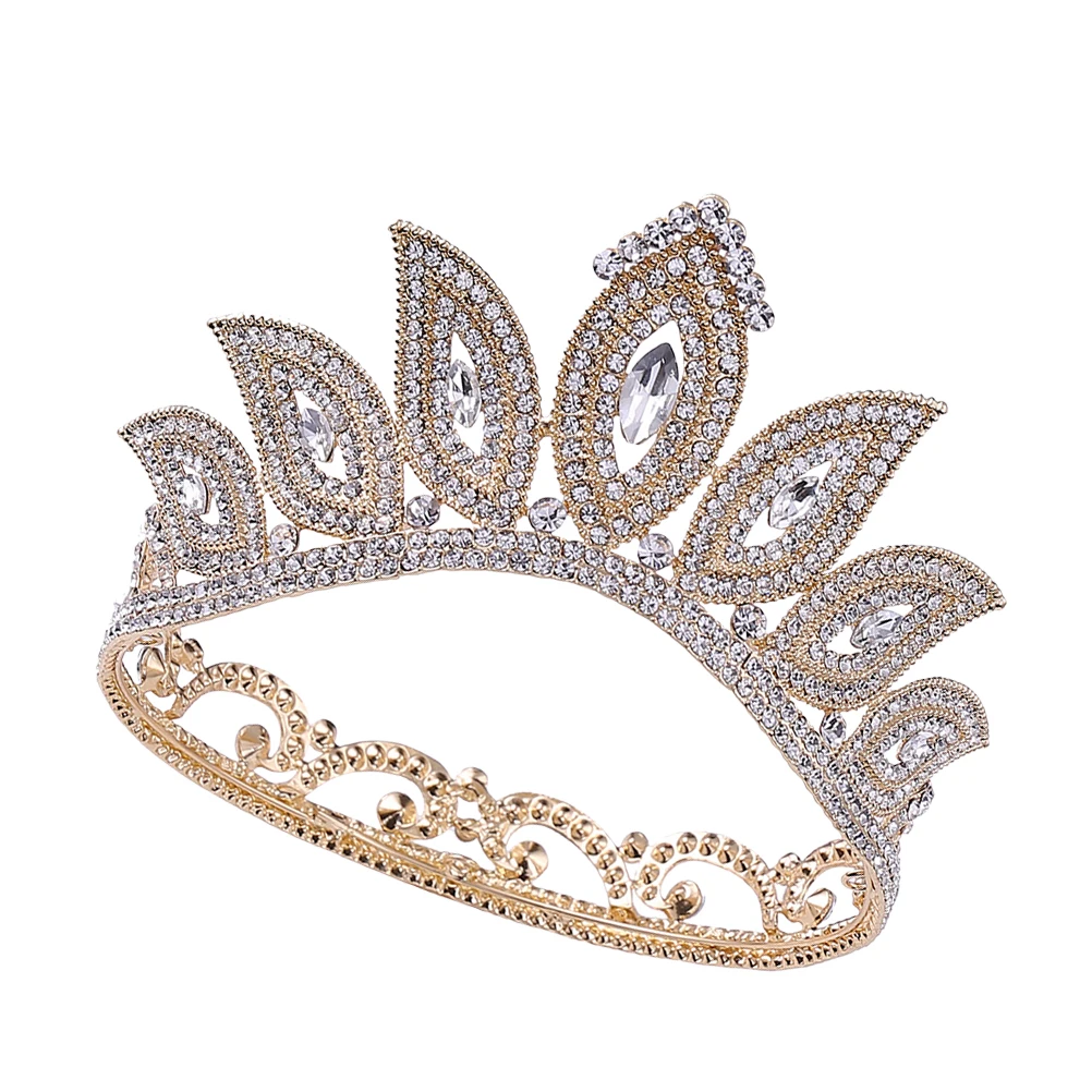 Elegant Bridal Crown Rhinestone Hair Decorations Vintage Baroque Headwear Tiara Accessories Wedding Banquet Hairstyling Tools
Elegant Bridal Crown Rhinestone Hair Decorations Vintage Baroque Headwear Tiara Accessories Wedding Banquet Hairstyling Tools