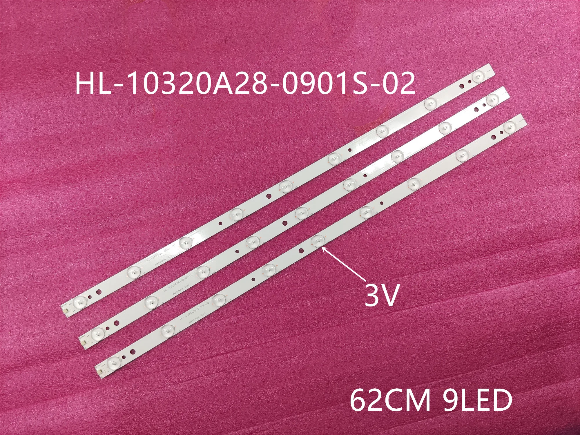 3pcs/set 9LED 620mm LED Backlight strip For 32/147I-GB-5B-HKUP-UK BLAUPUNKT B32A147TCHD HL-10320A28-0901S-02 A3 358P207850B
3pcs/set 9LED 620mm LED Backlight strip For 32/147I-GB-5B-HKUP-UK BLAUPUNKT B32A147TCHD HL-10320A28-0901S-02 A3 358P207850B