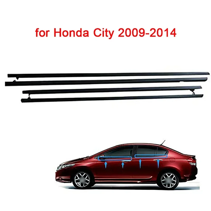 Car Side Window Weatherstrips Silver Plated Side Door Window Sealing Strip Weather Strip Fit for Honda City 2009-2014
Car Side Window Weatherstrips Silver Plated Side Door Window Sealing Strip Weather Strip Fit for Honda City 2009-2014