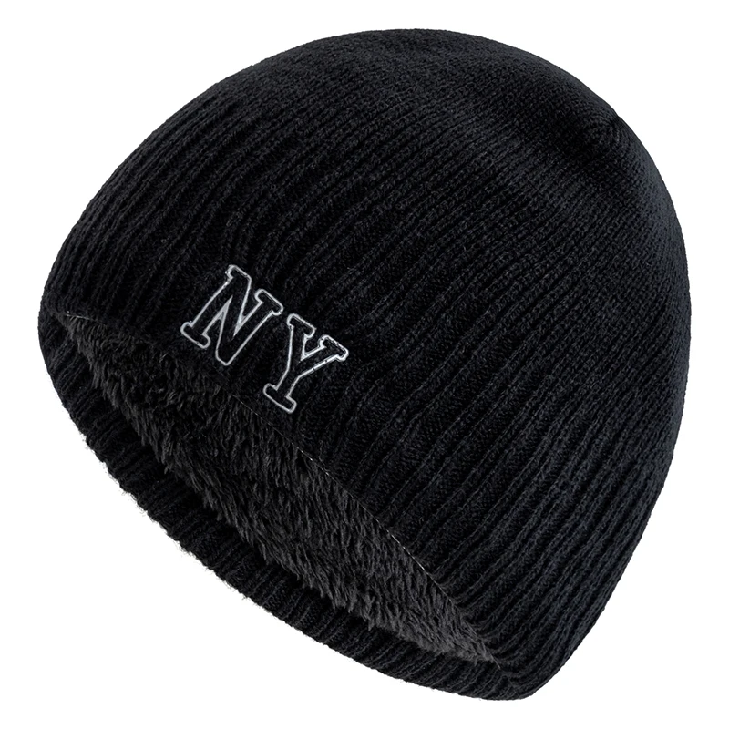 Hot Sale Unisex Autumn/Winter Hats Plush Fur Lined Men Women Warm Beanie Cap Casual NY Printing Winter Ski Knitted Hats
Hot Sale Unisex Autumn/Winter Hats Plush Fur Lined Men Women Warm Beanie Cap Casual NY Printing Winter Ski Knitted Hats