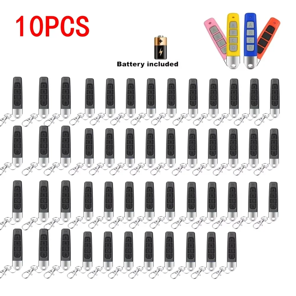 10PCS 433MHZ 433.92mhz Remote Control Garage Gate Door Opener Remote Control Duplicator Clone Learning Rolling Code Car Key
10PCS 433MHZ 433.92mhz Remote Control Garage Gate Door Opener Remote Control Duplicator Clone Learning Rolling Code Car Key