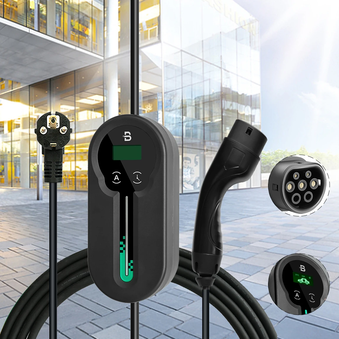 BNEY Type2 Type1 GB/T New Energy Electric Vehicle Charging Gun 16a 3.7kw Portable Electric Vehicle Charger
BNEY Type2 Type1 GB/T New Energy Electric Vehicle Charging Gun 16a 3.7kw Portable Electric Vehicle Charger