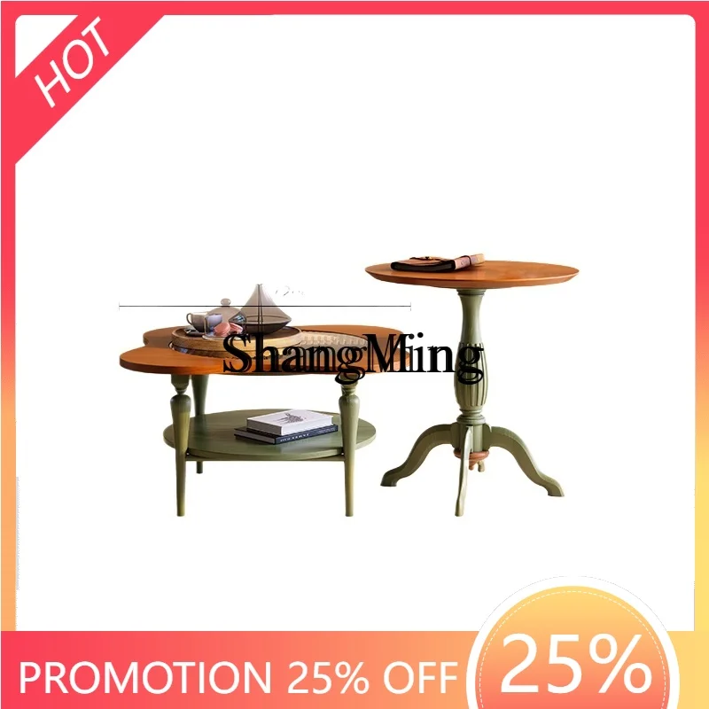 SM home retro living room small apartment household coffee table simple modern combination coffee table
SM home retro living room small apartment household coffee table simple modern combination coffee table