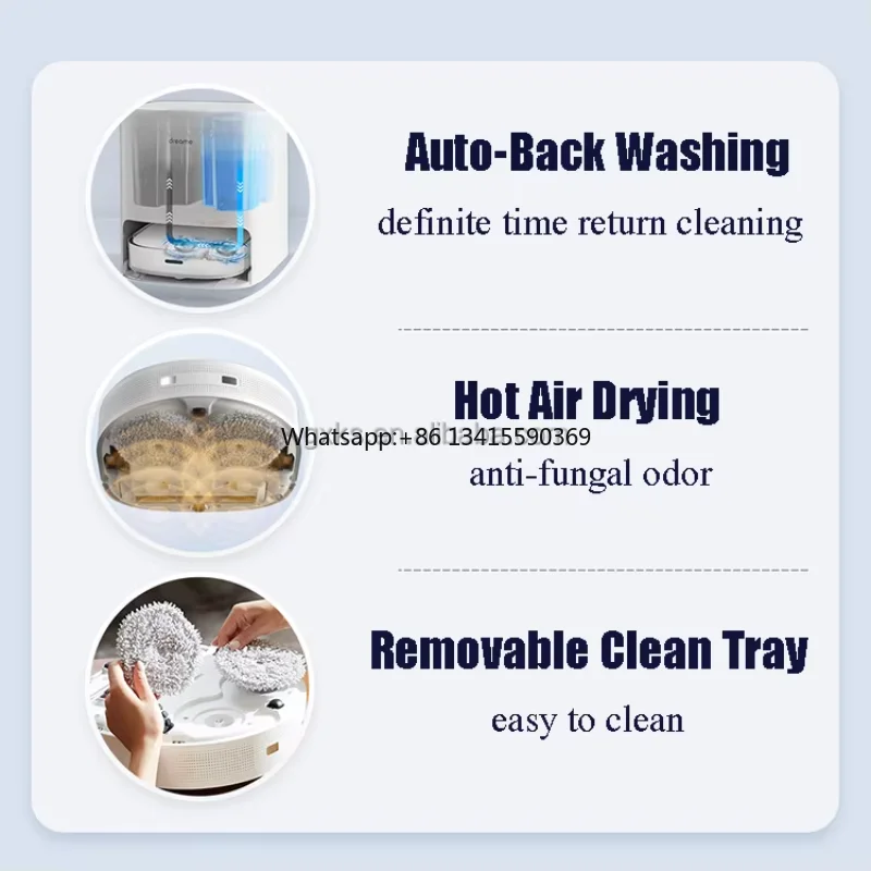 Dreame W10 LDS Navigation Best Cheap Wet and Dry Mopping Electric Robot Vacuums Machine Cordless Vacuum Cleaner
Dreame W10 LDS Navigation Best Cheap Wet and Dry Mopping Electric Robot Vacuums Machine Cordless Vacuum Cleaner