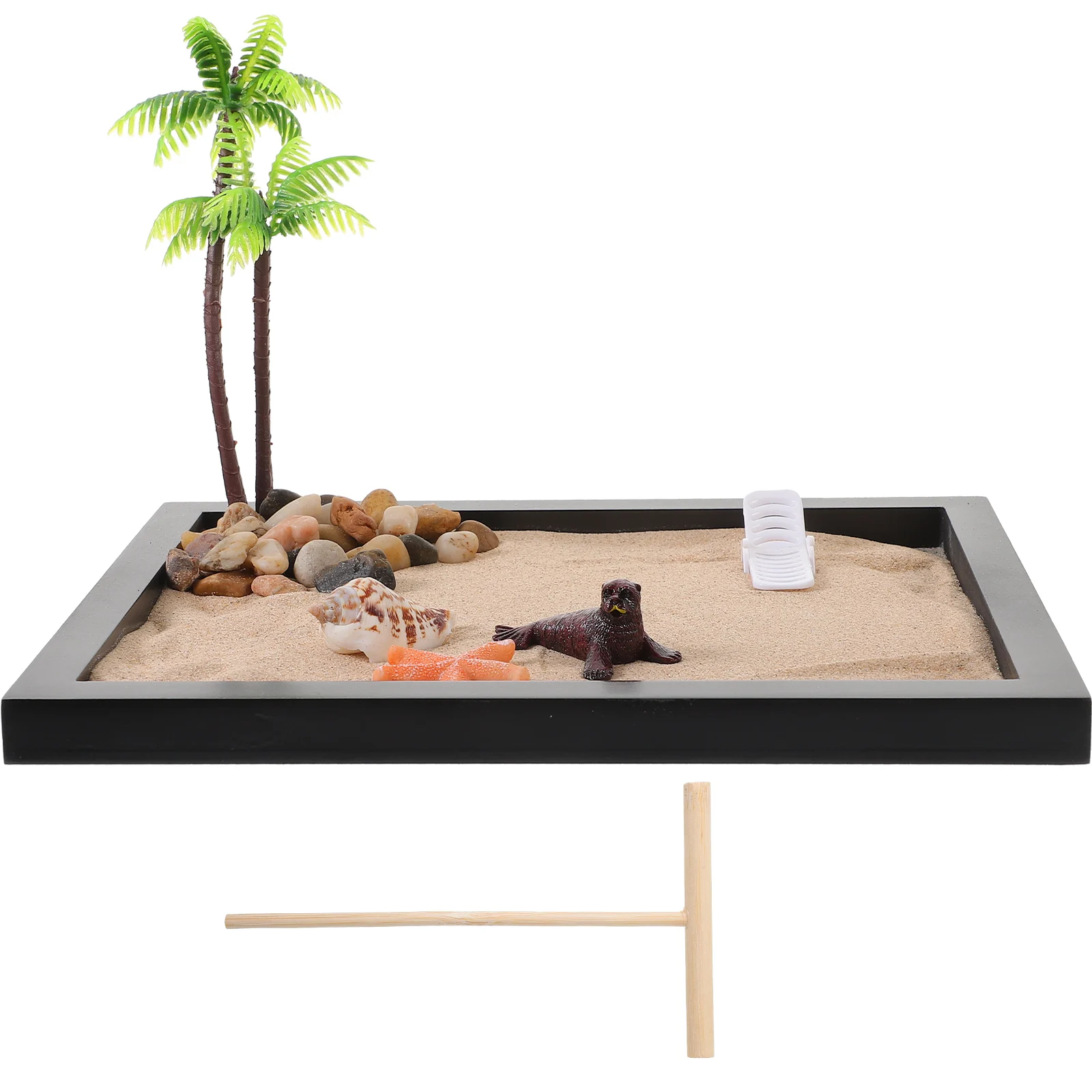 1 set 1set Beach Sand Tray Micro Landscape 21.5x17.5x2.5cm Zen Garden Kit Mini Sandbox Decor Home Office Coastal Desk Toy
1 set 1set Beach Sand Tray Micro Landscape 21.5x17.5x2.5cm Zen Garden Kit Mini Sandbox Decor Home Office Coastal Desk Toy