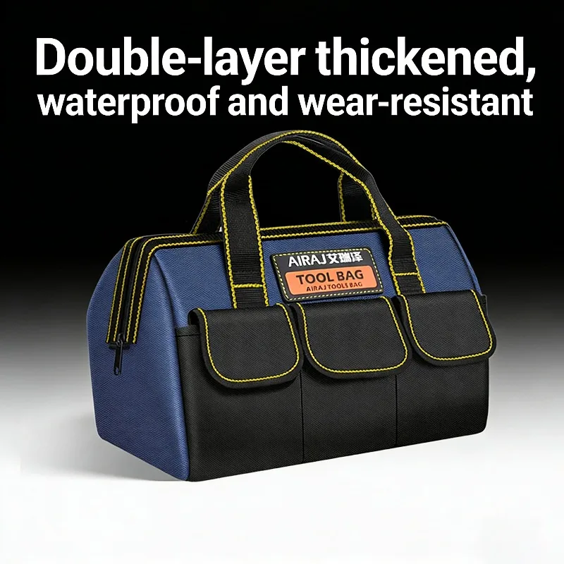 Multi-functional electrical tool bag Oxford cloth tool bag waterproof wear-resistant, thickened, large capacity car storage bag
Multi-functional electrical tool bag Oxford cloth tool bag waterproof wear-resistant, thickened, large capacity car storage bag