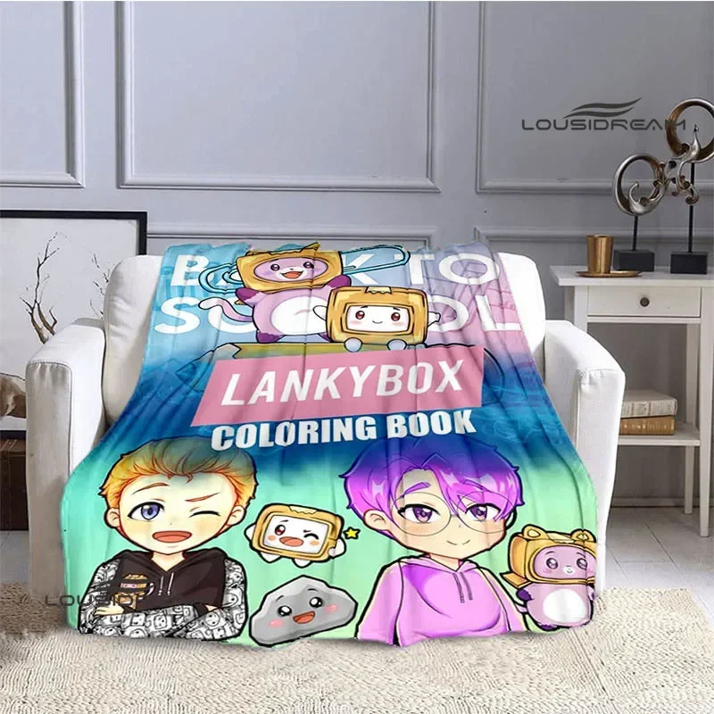 Lankybox Foxy Boxy cute blanket Warm blanket Flange Soft and comfortable blanket Home travel blanket bed linings Birthday Gift
Lankybox Foxy Boxy cute blanket Warm blanket Flange Soft and comfortable blanket Home travel blanket bed linings Birthday Gift