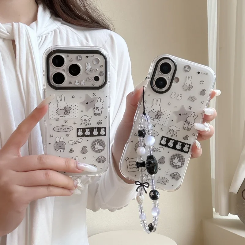 Cute Cartoon Star Miffy Polka Dots Phone Case For iPhone 15 16 17 Pro Max Love Miffy angel wings shockproof Cover Wrist Strap
Cute Cartoon Star Miffy Polka Dots Phone Case For iPhone 15 16 17 Pro Max Love Miffy angel wings shockproof Cover Wrist Strap