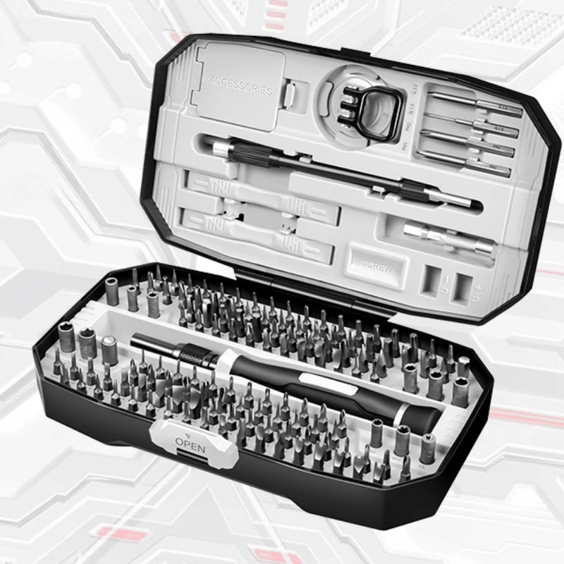 Xiaomi 152 in 1 Screwdriver Set Magnetic Screwdriver Bits High Precision Household Professional Maintenance Manual Tool Portable
Xiaomi 152 in 1 Screwdriver Set Magnetic Screwdriver Bits High Precision Household Professional Maintenance Manual Tool Portable