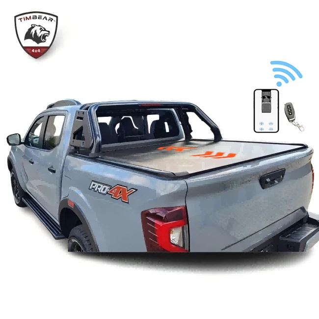 High Quality Waterproof Automatic Retractable Electric Roller Lid Tonneau Cover for Nissan Navara D40 NP300 2015-2023
High Quality Waterproof Automatic Retractable Electric Roller Lid Tonneau Cover for Nissan Navara D40 NP300 2015-2023