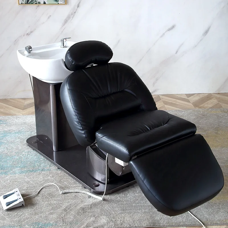 Hot Sale Modern Hairdressing Salon Furniture Beauty Massage Washing Electric Shampoo Chair With Bowl
Hot Sale Modern Hairdressing Salon Furniture Beauty Massage Washing Electric Shampoo Chair With Bowl
