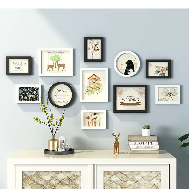 Modern Design Wall Photo Frame Set Living Room Decoration Wall-mounted Wood Picture Hanging Ornaments
Modern Design Wall Photo Frame Set Living Room Decoration Wall-mounted Wood Picture Hanging Ornaments