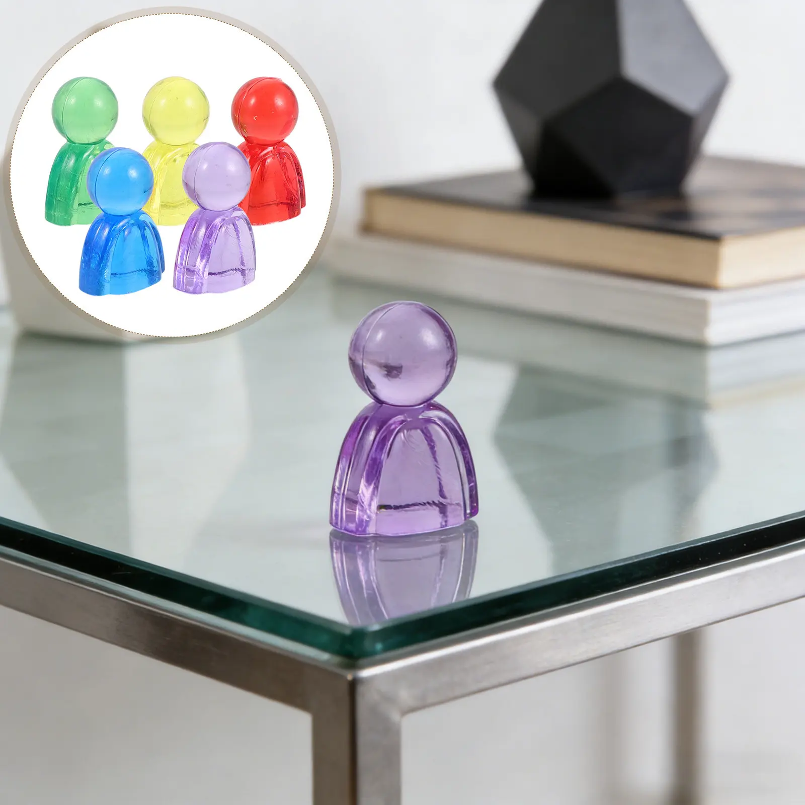 100Pcs Transparent Game Pawns Acrylic Playing Pieces Colorful Board Game Tokens for Flight Chess Tabletop
100Pcs Transparent Game Pawns Acrylic Playing Pieces Colorful Board Game Tokens for Flight Chess Tabletop