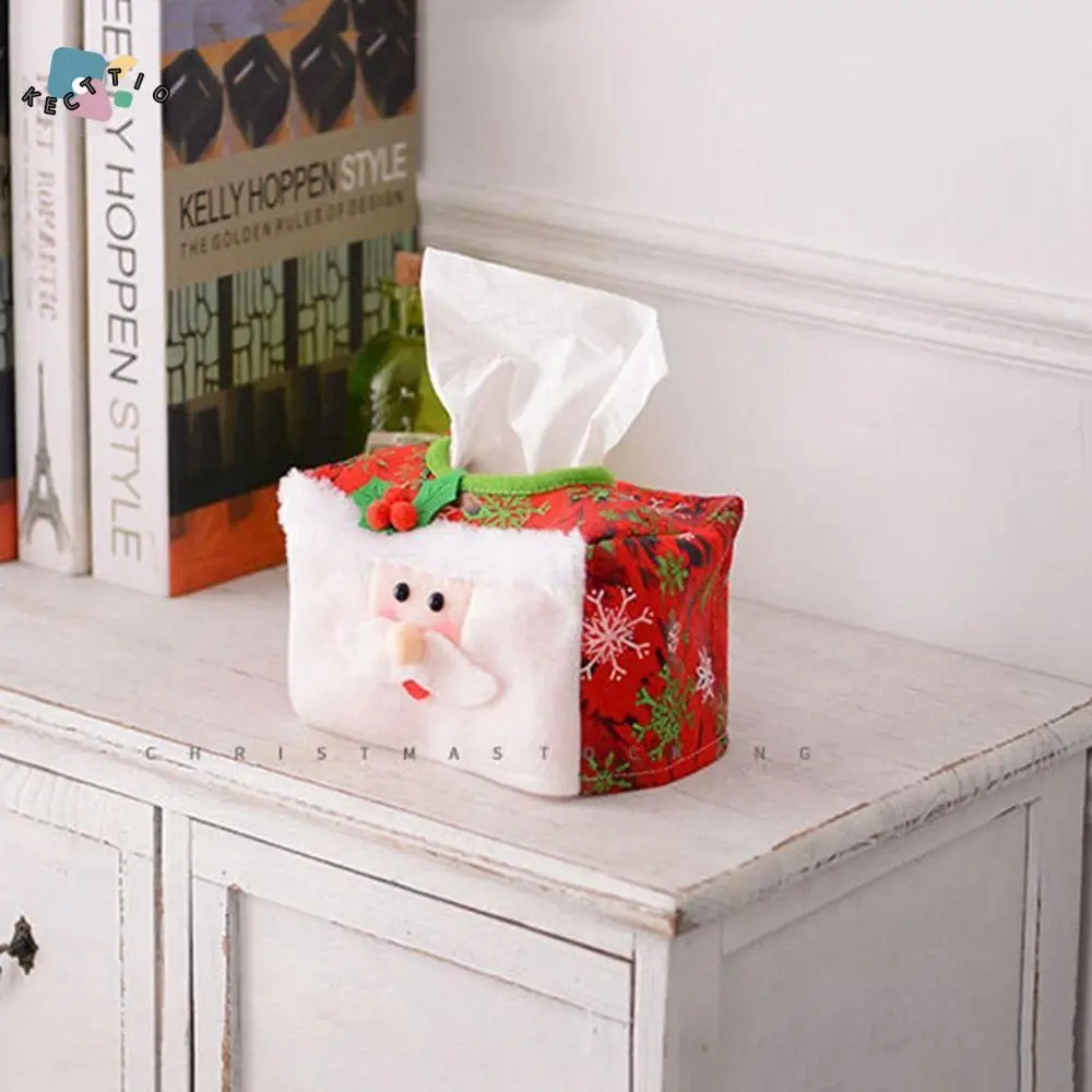 Non-woven Fabric Christmas Tissue Paper Holder Red/Green Decorative Santa Claus Tissue Cover Bags Ambience Removable
Non-woven Fabric Christmas Tissue Paper Holder Red/Green Decorative Santa Claus Tissue Cover Bags Ambience Removable