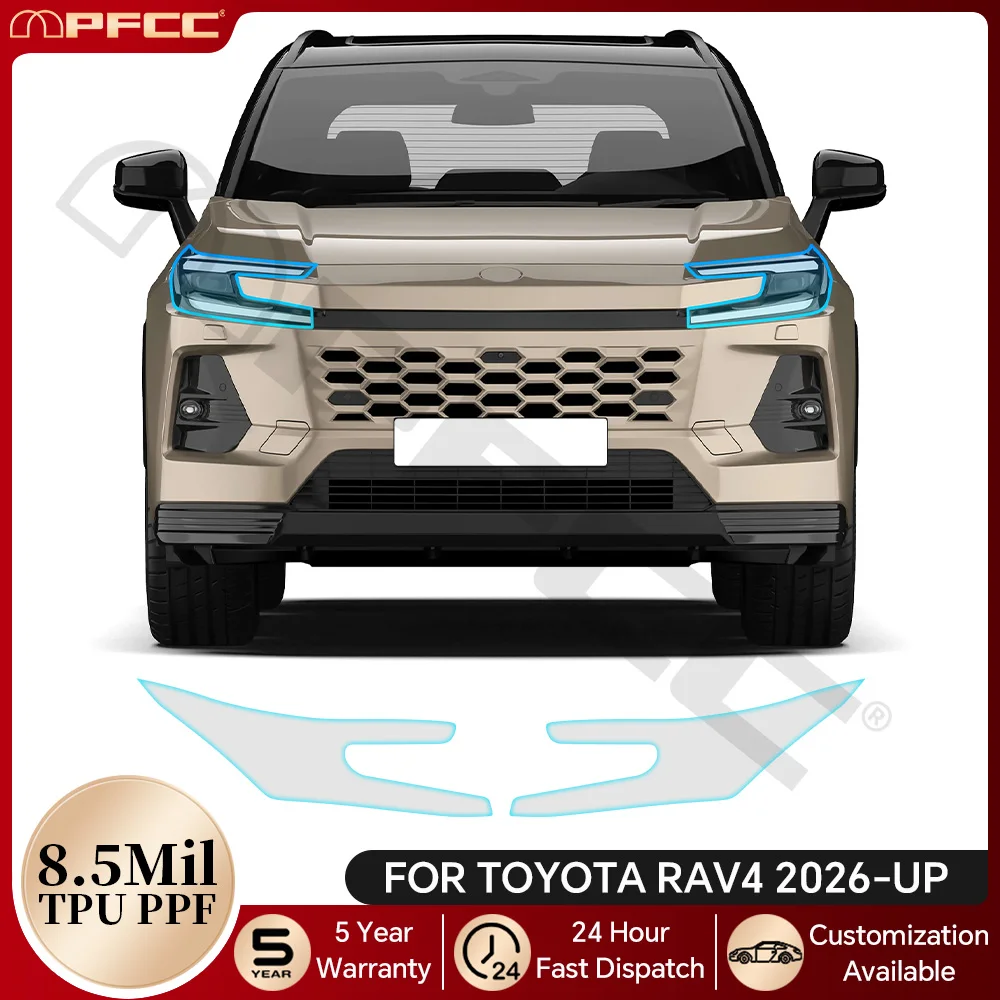 For Toyota RAV4 2026 2027 Headlight Rearview B Pillars TPU Paint Protection Film Pre-cut PPF Anti-scratch Clear Bra Resistant
For Toyota RAV4 2026 2027 Headlight Rearview B Pillars TPU Paint Protection Film Pre-cut PPF Anti-scratch Clear Bra Resistant