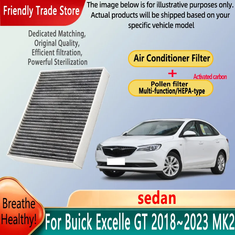 Автомобильные аксессуары для Buick Excelle GT 2018 ~ 2023 22 MK2 Фильтр для кондиционера Салонный фильтр с комплектом для замены активированного угля
Автомобильные аксессуары для Buick Excelle GT 2018 ~ 2023 22 MK2 Фильтр для кондиционера Салонный фильтр с комплектом для замены активированного угля