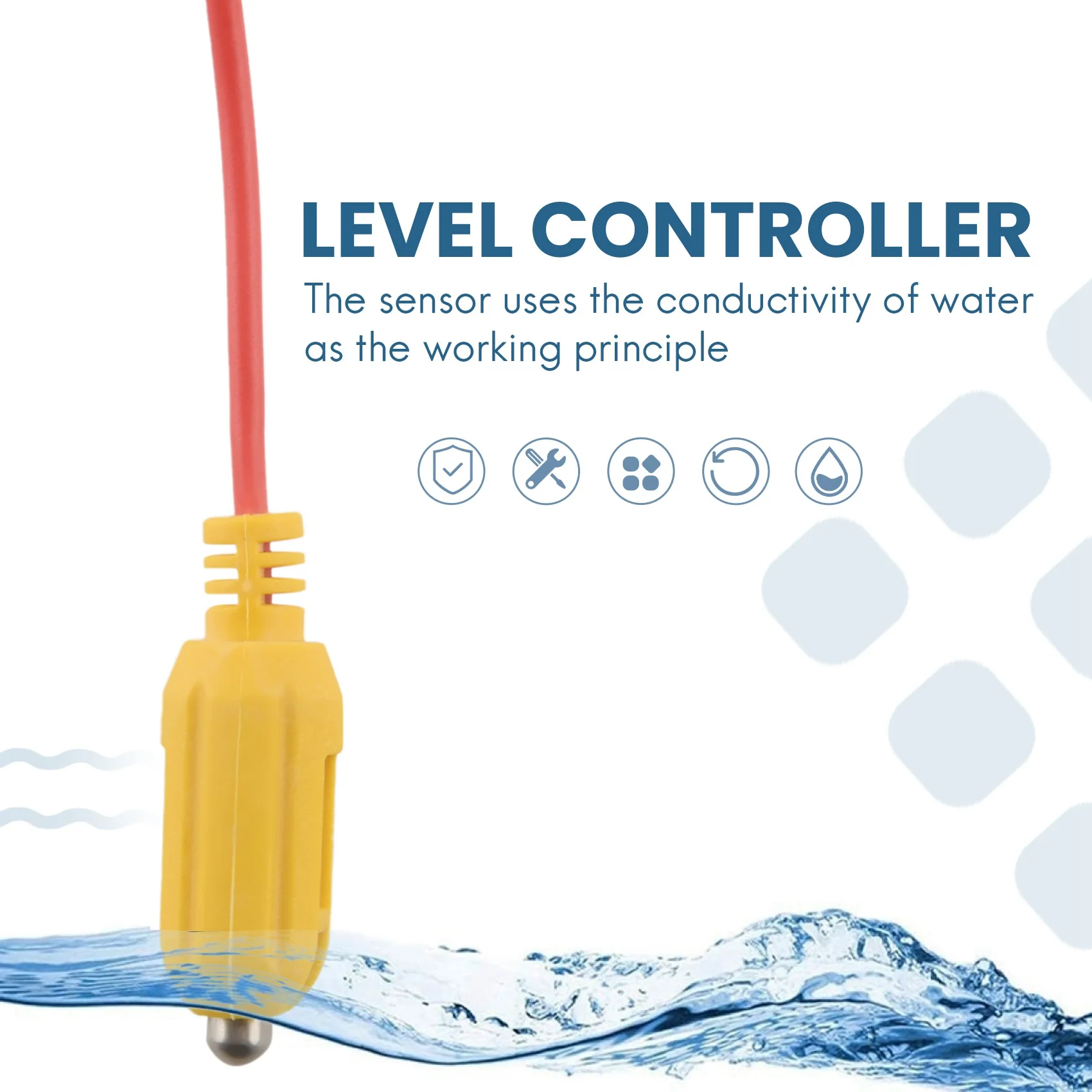 Flash Trend 1.5M/ 2.5M/3.5M(A Group Of 3 Colors) Water Level Controller, Level Controller Tank Water Level Control Induction Sen
Flash Trend 1.5M/ 2.5M/3.5M(A Group Of 3 Colors) Water Level Controller, Level Controller Tank Water Level Control Induction Sen