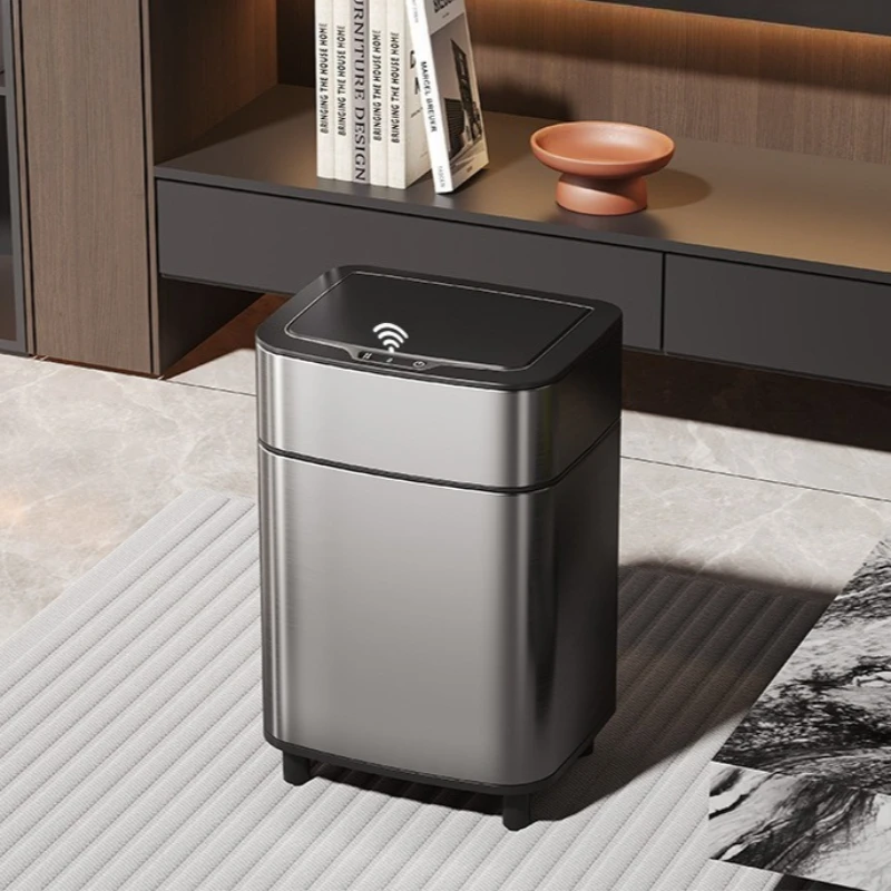 Smart Sensor Trash Can Stainless Steel Trash Cans with Lid Electric Large Capacity Garbage Bin Living Room Kitchen Toilet Bins
Smart Sensor Trash Can Stainless Steel Trash Cans with Lid Electric Large Capacity Garbage Bin Living Room Kitchen Toilet Bins
