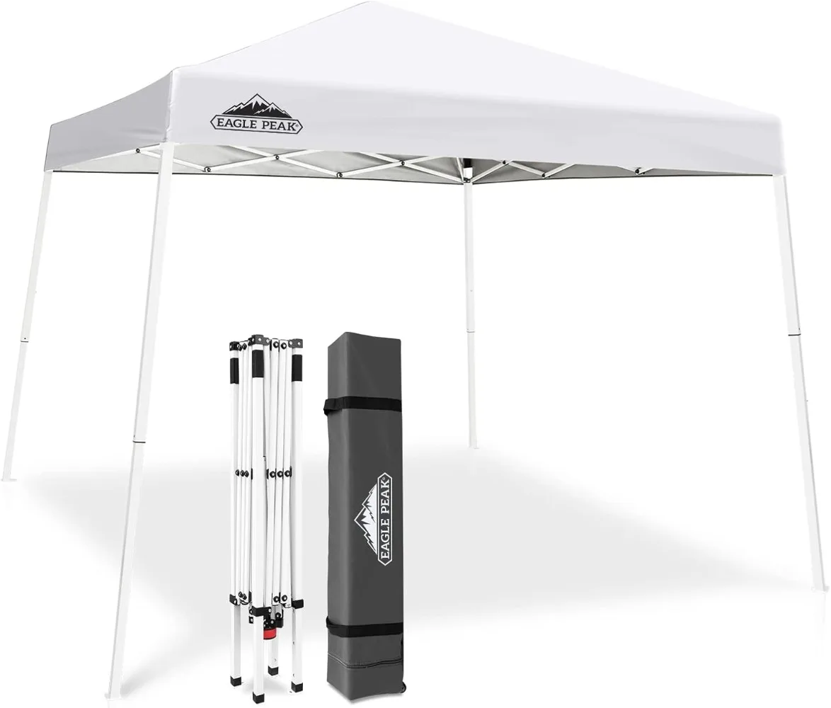 Easy One Person Setup Instant Outdoor Beach Canopy Folding Portable Sports Shelter 10x10 Base 8x8 Top (White)
Easy One Person Setup Instant Outdoor Beach Canopy Folding Portable Sports Shelter 10x10 Base 8x8 Top (White)