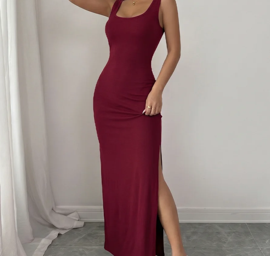 Women's Dress Summer New Style Temperament Sexy Style Solid Color Round Neck High Waist Backless Lace Up Design Sleeveless Dress
Women's Dress Summer New Style Temperament Sexy Style Solid Color Round Neck High Waist Backless Lace Up Design Sleeveless Dress
