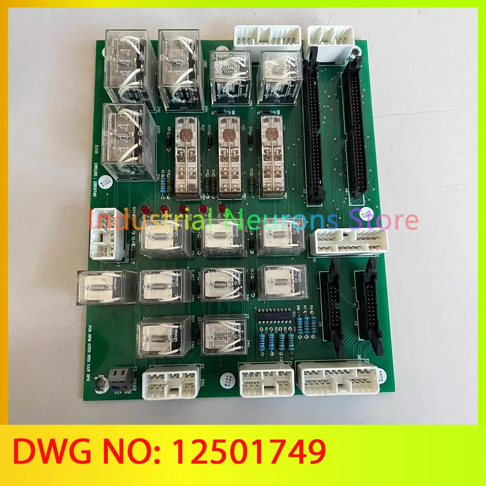 Elevator Relay Board Control Board IOSB DWG NO: 12501749
Elevator Relay Board Control Board IOSB DWG NO: 12501749