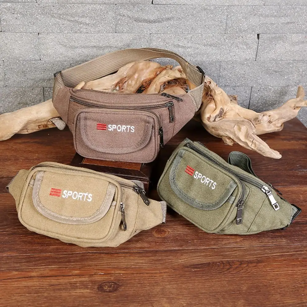 Canvas Waist Fanny Pack Multiple Pockets Adjustable Running Sports Belt Bag Large Capacity Durable Climbing Belt Bag Travel
Canvas Waist Fanny Pack Multiple Pockets Adjustable Running Sports Belt Bag Large Capacity Durable Climbing Belt Bag Travel