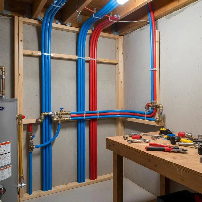 PEX-A Flexible Tubing 1/2 Inch 2 x 100 Feet For Potable Water Plumbing Radiant Heating, Expansion Connection Potable System Blue Red Roll With Pipe Cutter
PEX-A Flexible Tubing 1/2 Inch 2 x 100 Feet For Potable Water Plumbing Radiant Heating, Expansion Connection Potable System Blue Red Roll With Pipe Cutter