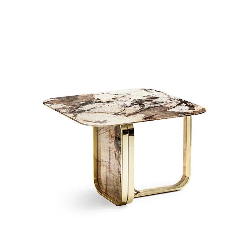 L La luxury stone coffee table corner few square phone rack
L La luxury stone coffee table corner few square phone rack