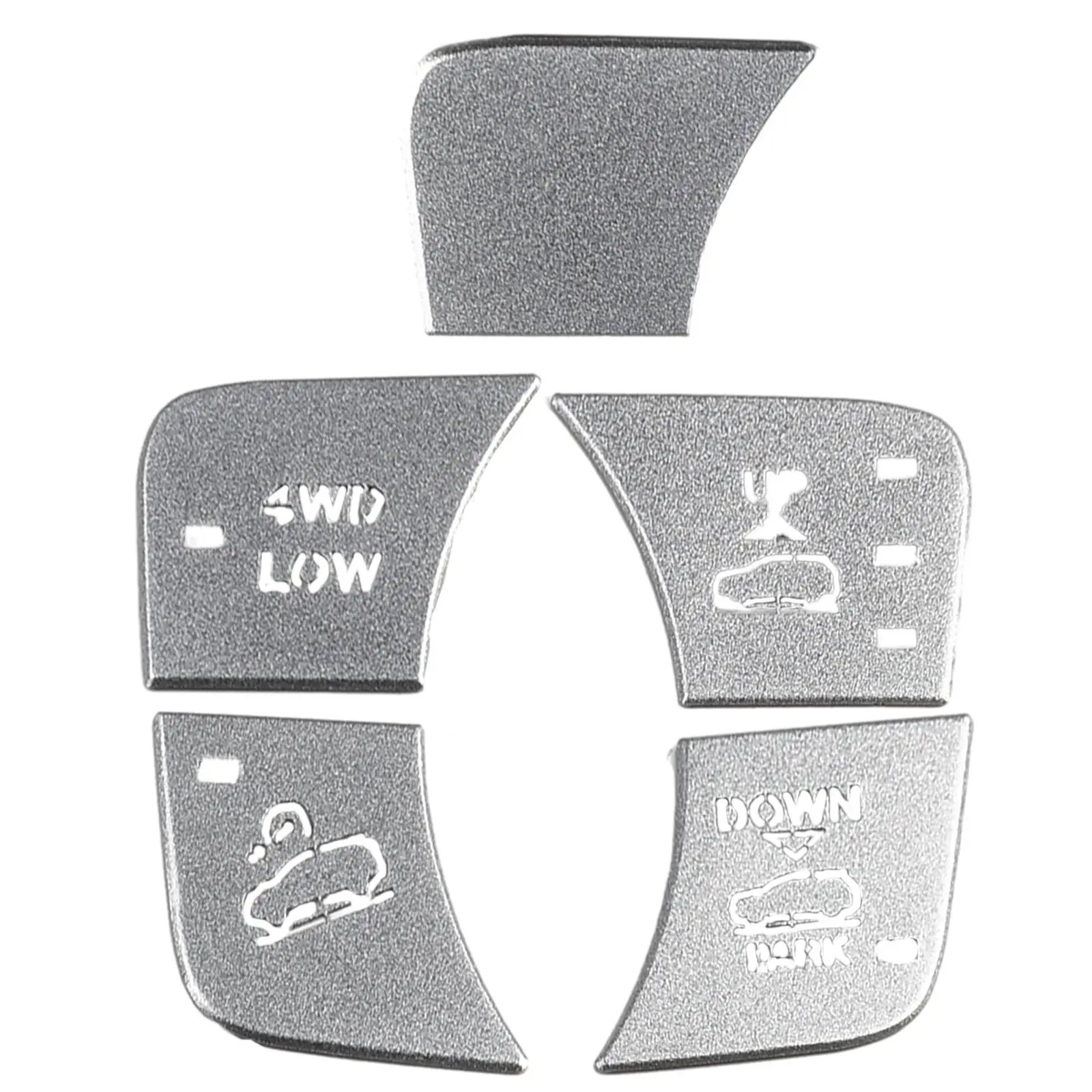 Four Wheel Drive Control Button Cover Compatible with For Jeep For Cherokee 2016+ Waterproof Aluminum Alloy with Silver Finish
Four Wheel Drive Control Button Cover Compatible with For Jeep For Cherokee 2016+ Waterproof Aluminum Alloy with Silver Finish